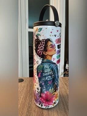Custom Water Bottle  Sports Skinny Insulated  20oz, Personalized